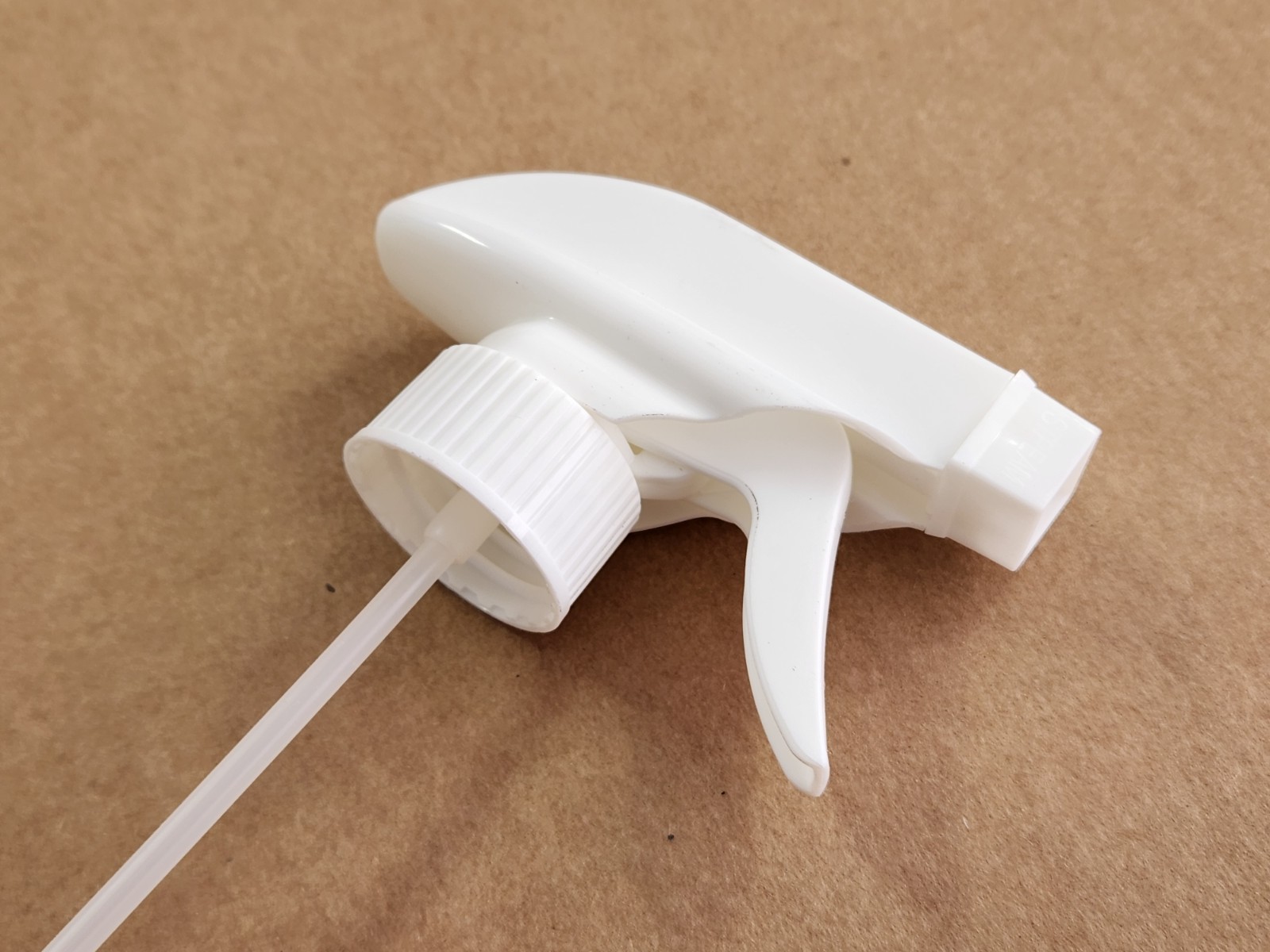 25 Impact White Plastic Spray/Stream/Off Sprayer Bottle Trigger Nozzle 10″ Tube