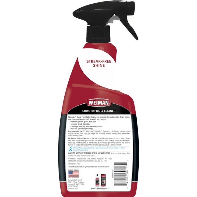 Weiman Products Streak-Free Shine 22 Fluid ounce(s) Cooktop Cleaner