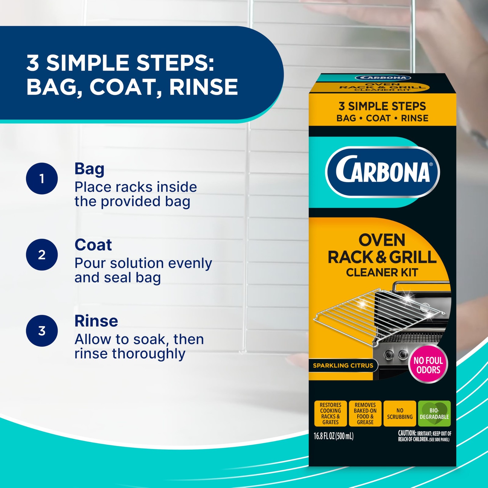Oven Rack & Grill Cleaner | Eliminates Thick Grease & Build-Up | Griddle & BB…