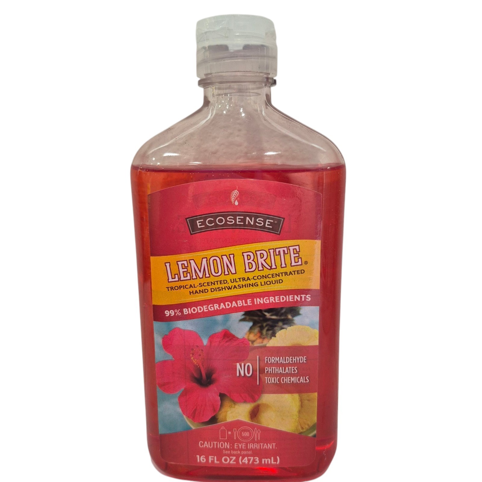 Ecosense Lemon Brite Ultra-Concentrated Dishwashing Liquid 16oz Tropical Sealed