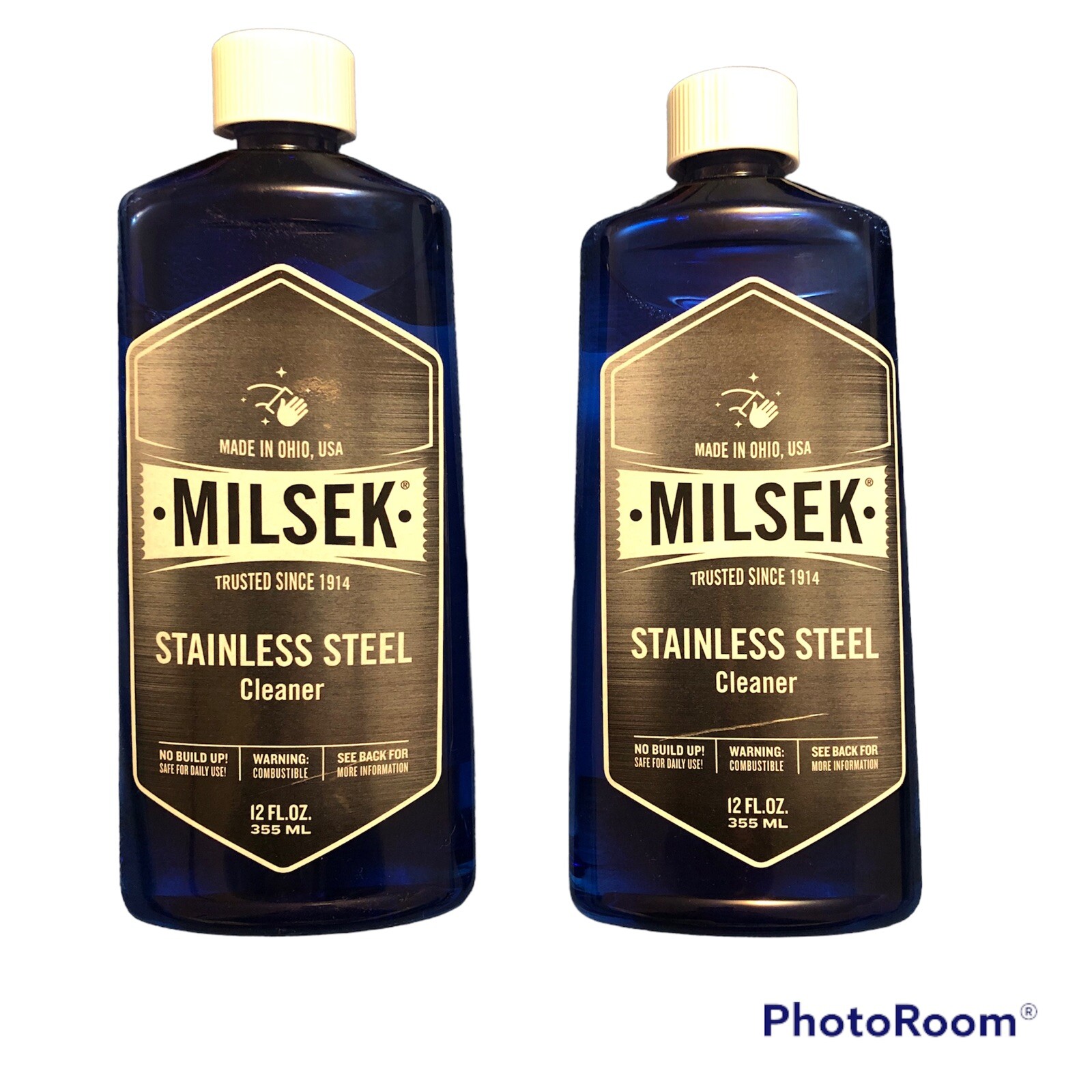 Milsek 12 Oz. Stainless Steel Cleaner Lot Of 2