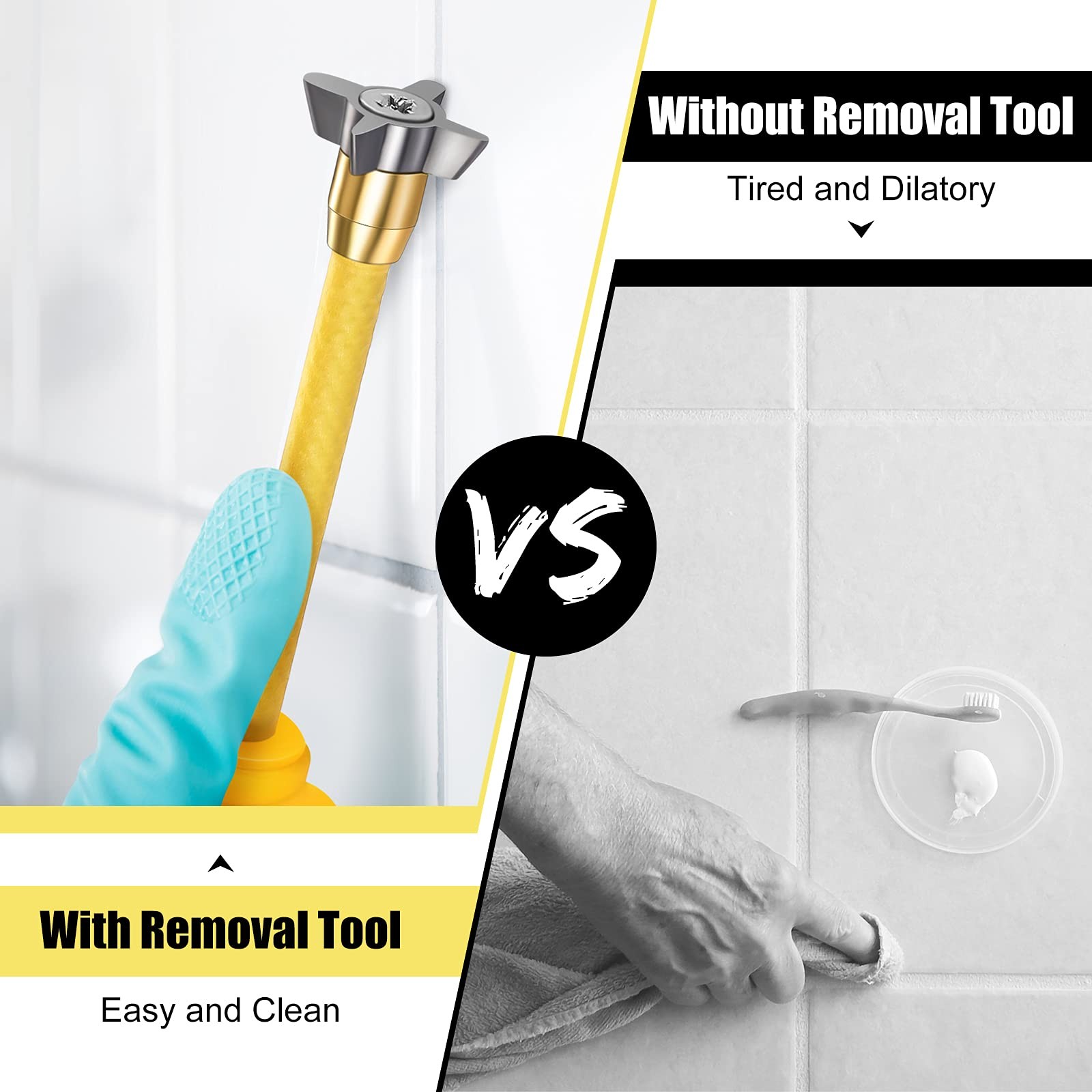 Grout Removal Tool 4 in 1 Grout Scraper Cleaning Remover Tool Scraper Cemente…