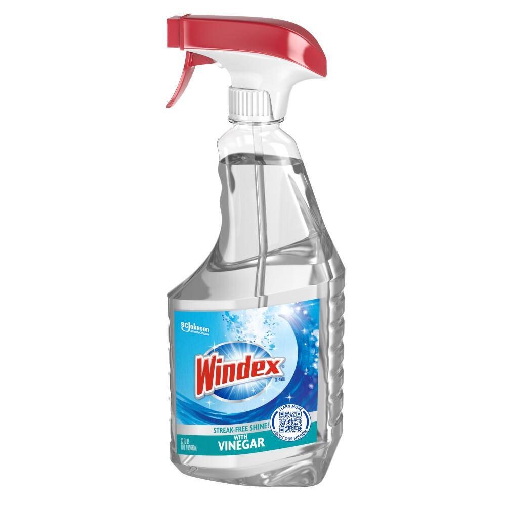 23 fl. oz. Vinegar Glass Cleaner – Pack of 4 NEW