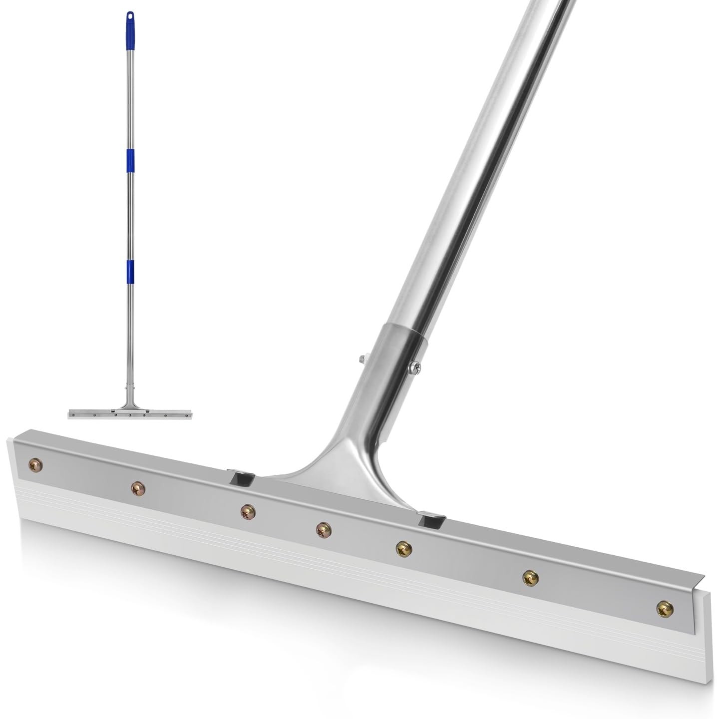 AquaSlide MiniPushPro – 18-Inch Epoxy Squeegee for Shop & Concrete Floors, Ti…