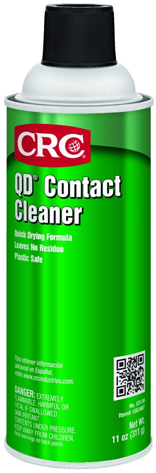 QD Contact Cleaner 03130 – 11 WT OZ, Plastic Safe Electronics Aerosol Cleaner…
