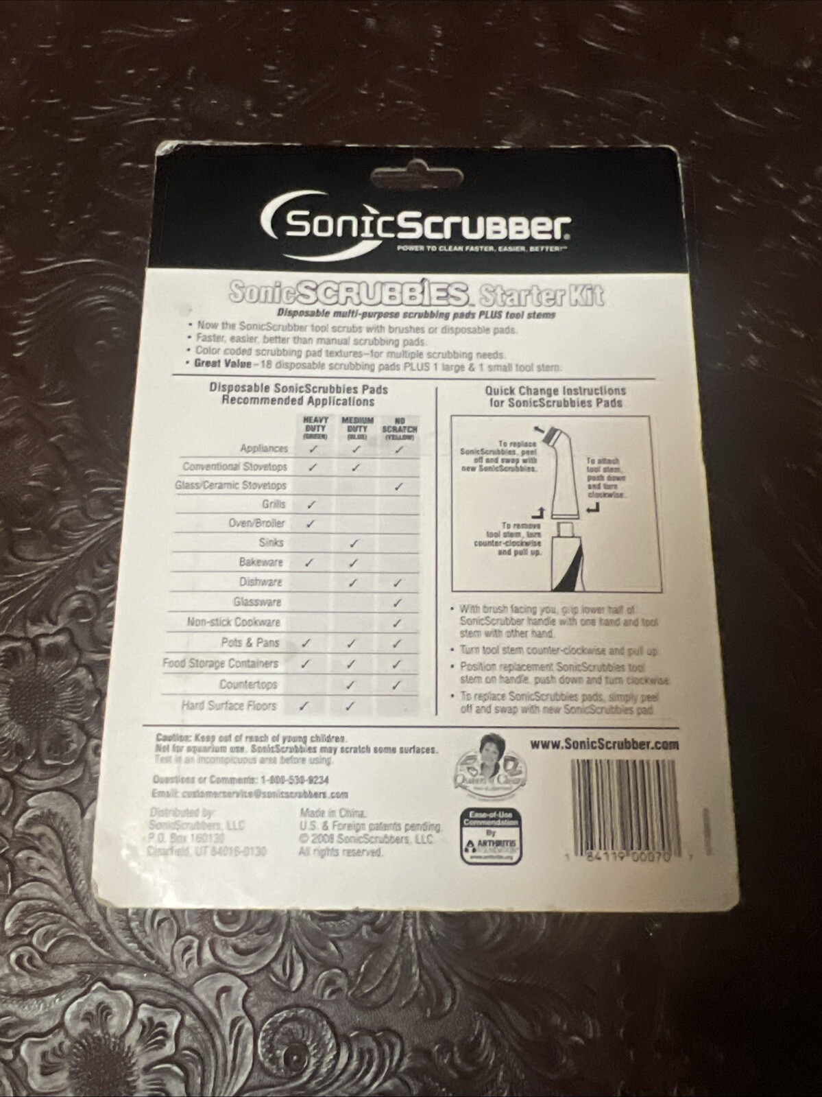 Sonic Scrubber Brushes Scrubbies Refills Starter Kit Kitchen & Household NEW