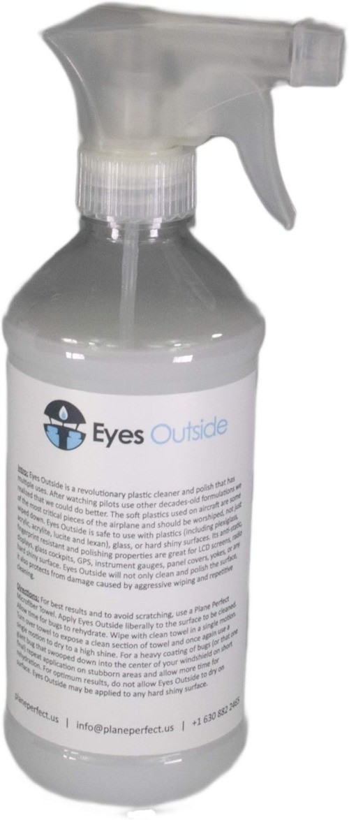 Outside Plastic and Glass Windshield Cleaner – 16 O Size: 16 Ounce (Pack of 1)