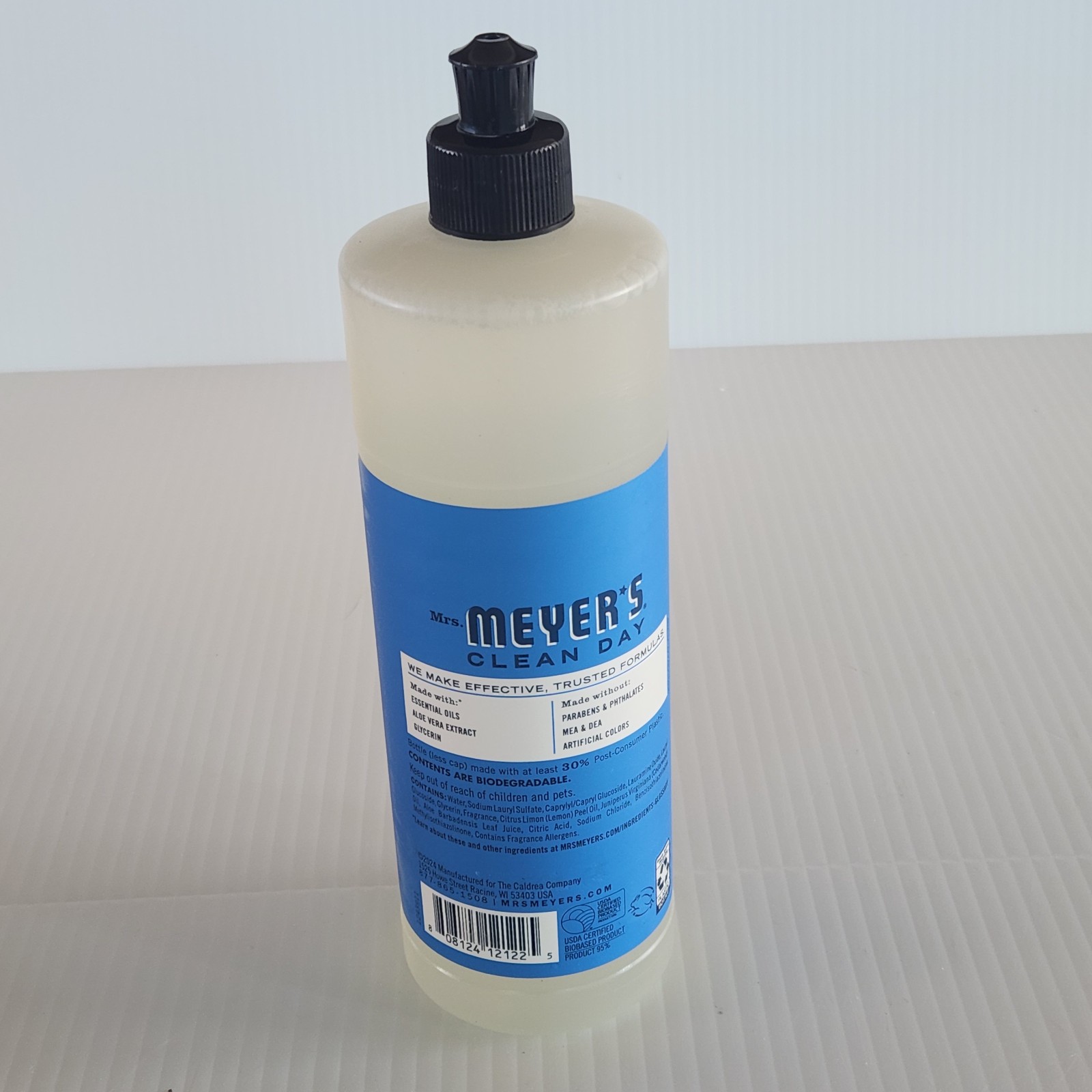 Mrs. Meyer’s Clean Day Liquid Dish Soap, Blueberry Scent, 16 Ounce Bottle LE