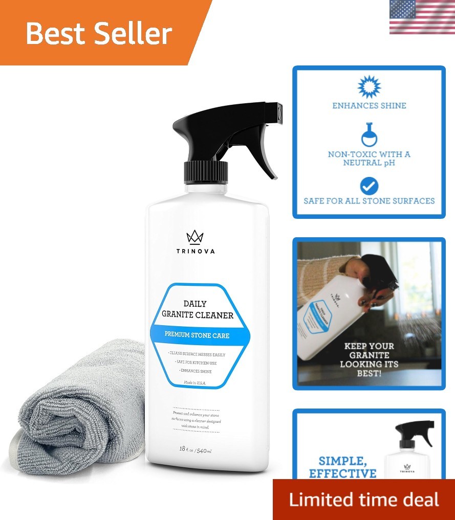 Granite Cleaner & Polish for Daily Use – , Enhances Shine, Streak-Less – for …