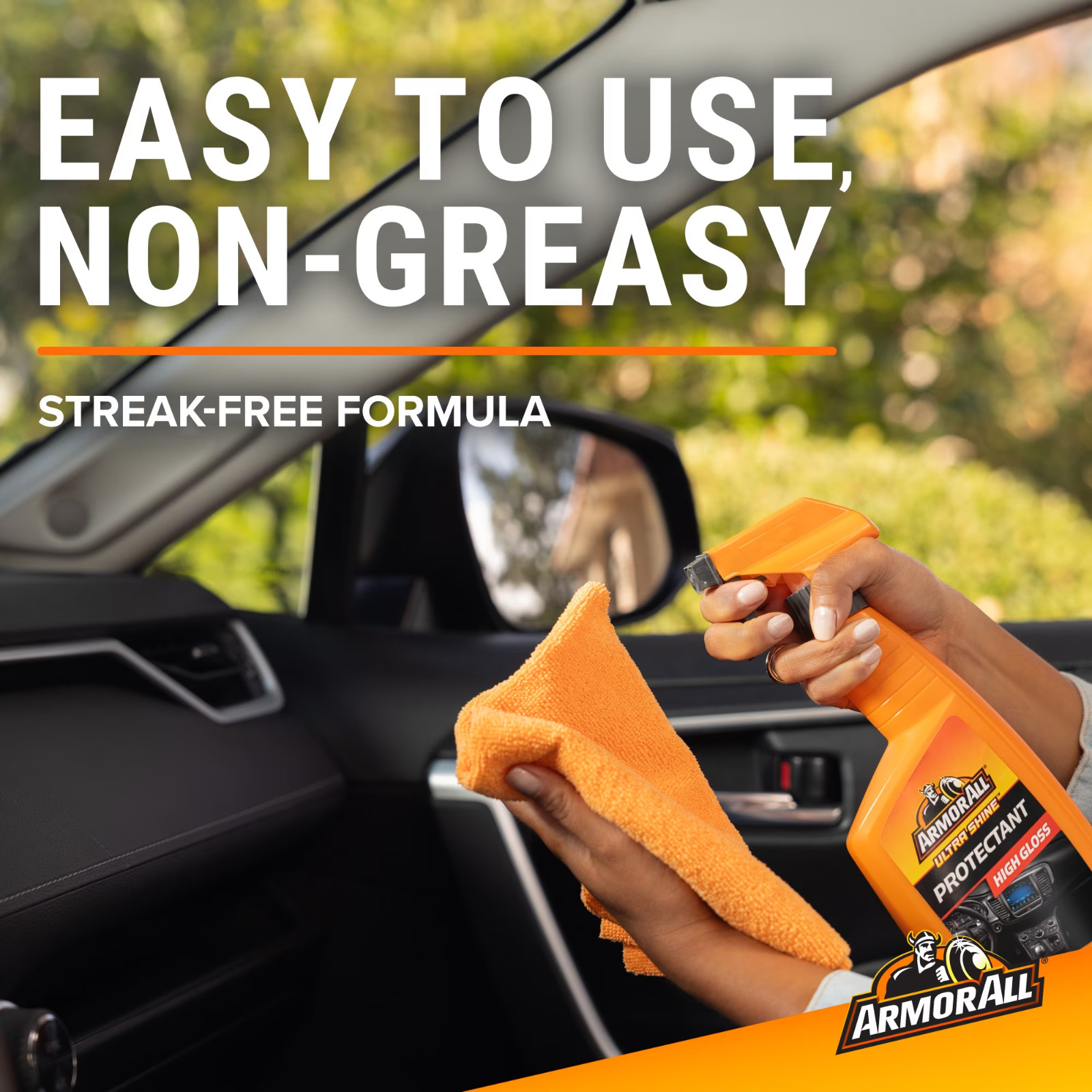 (2 pack) Armor All Ultra Shine Protectant Car Cleaning Spray – 16 fl oz