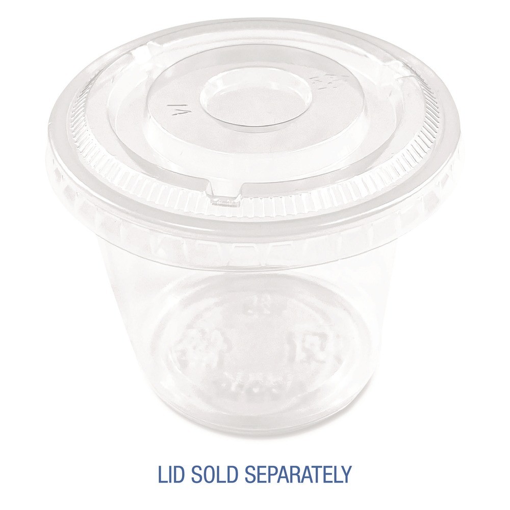 Boardwalk PRTN55TS Plastic Souffle/Portion Cups – Translucent (2500/Carton) New