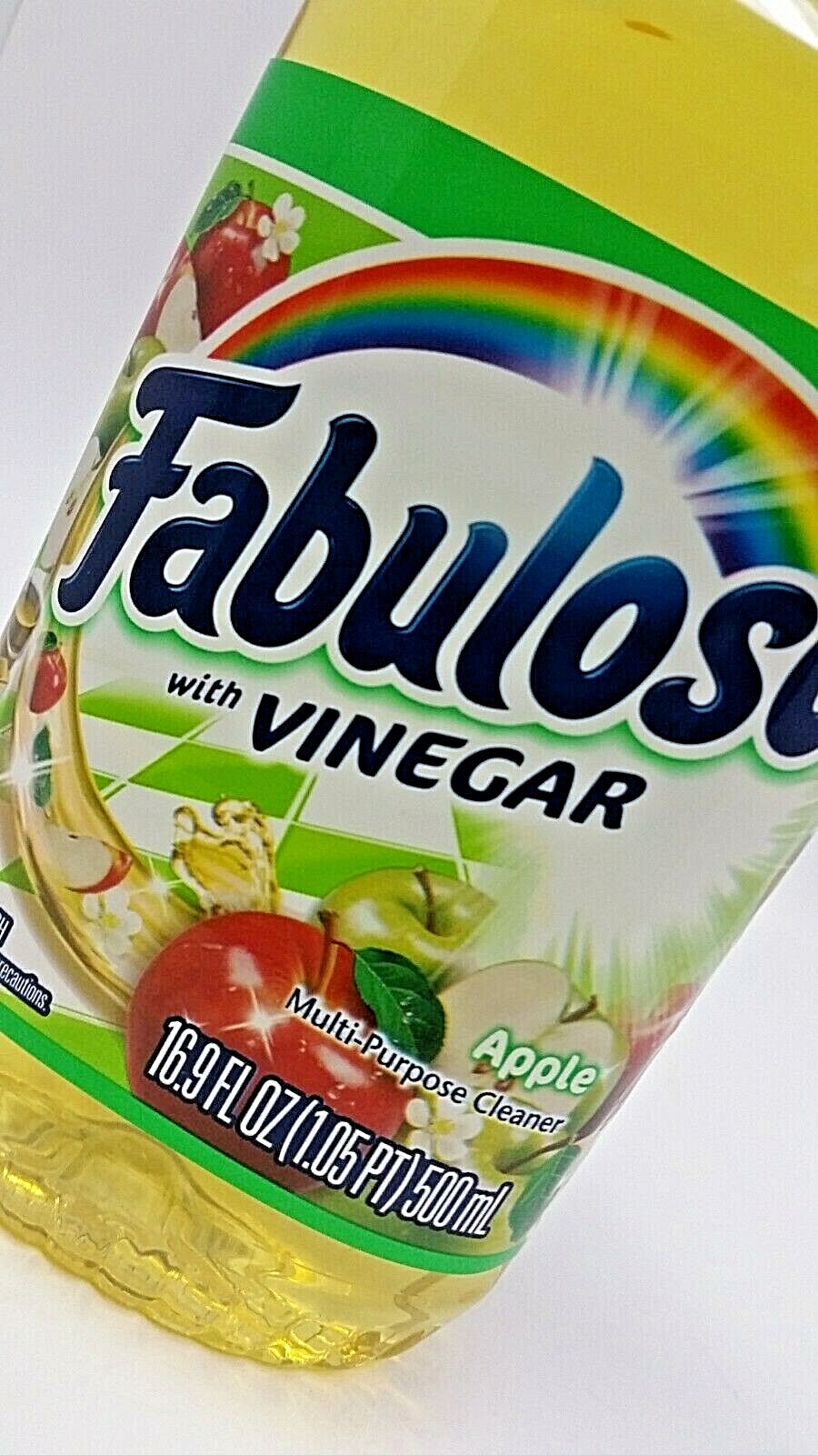 (LOT 6 Bottles)Fabuloso VINEGAR APPLE All Purpose Cleaner 16.9 ozEa Bottle NEW