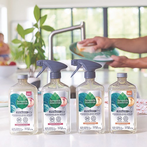 Seventh Generation Foaming Dish Spray, Mandarin Orange Scent, 16 oz Bottle