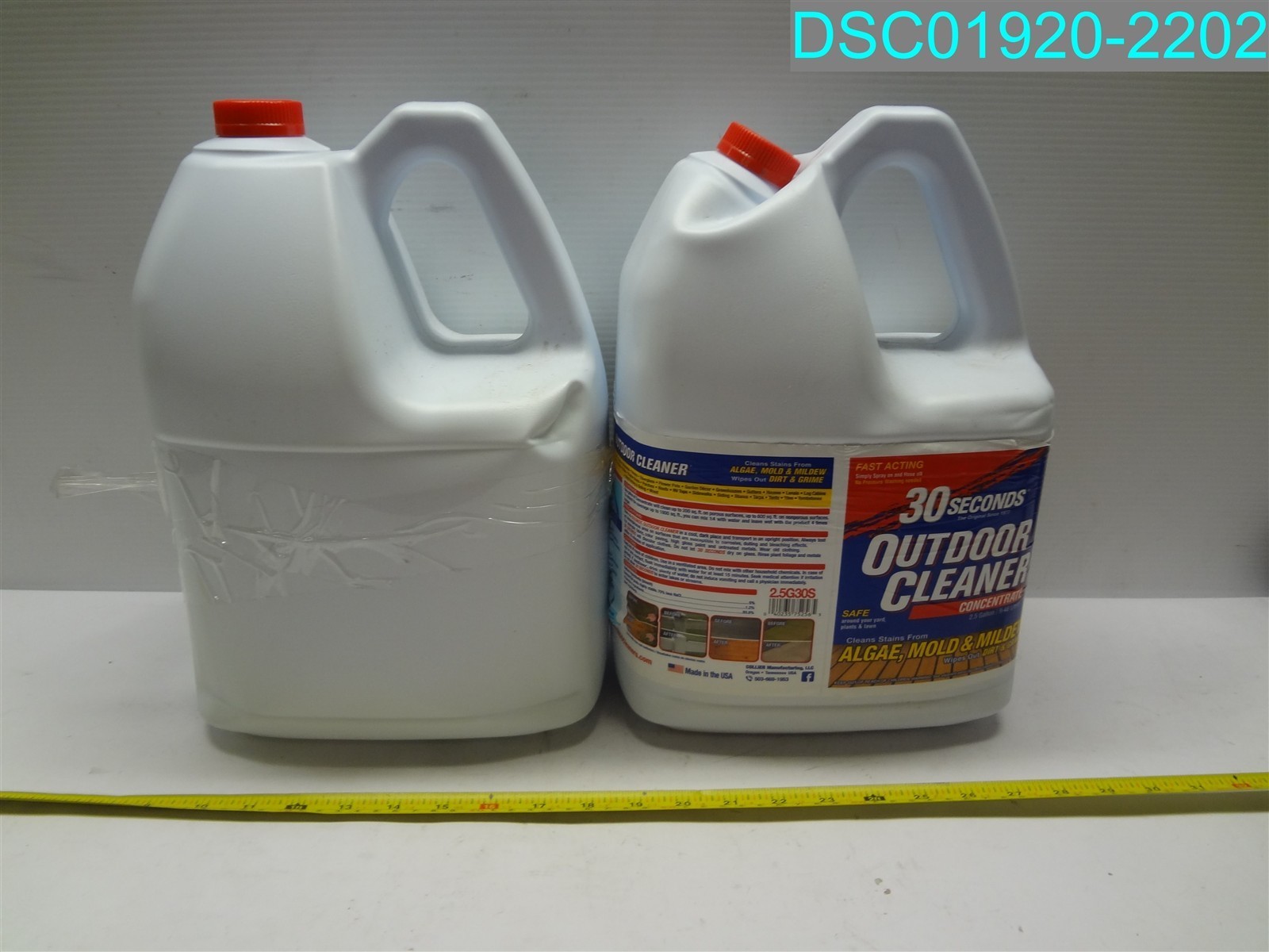 QTY=5GAL: (2.5G X 2) 30 Seconds Outdoor Cleaner Concentrate 040235752565