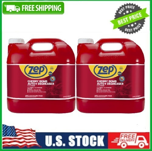 2 PACK Zep Cherry Bomb Automotive Degreaser, 2.5 Gallons, for Auto/RV/Boat