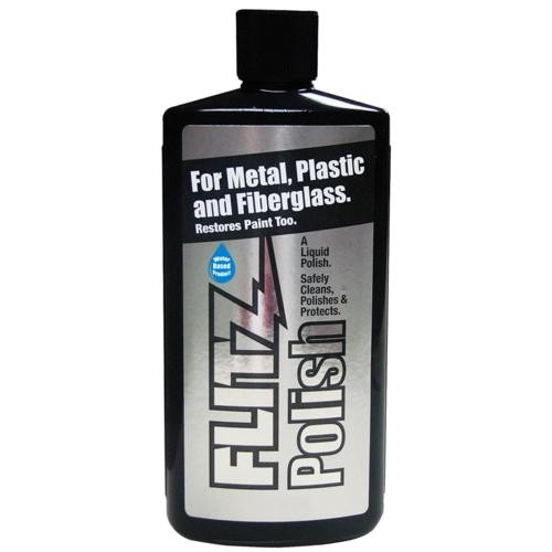 FLITZ All Metal Polish 3.4oz Liquid Formula – Single, or Set of 2