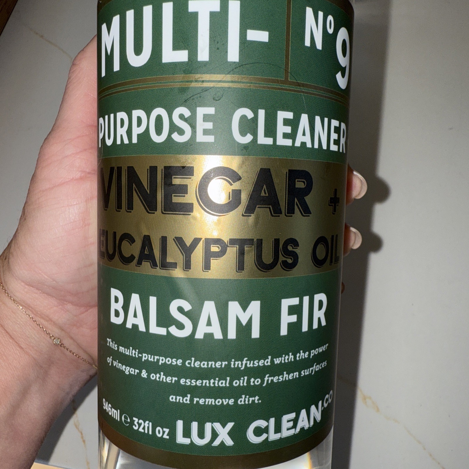 Home & Body BALSAM FIR Eucalyptus Oil No 1 Multi-Purpose Spray Cleaner 32fl Lux