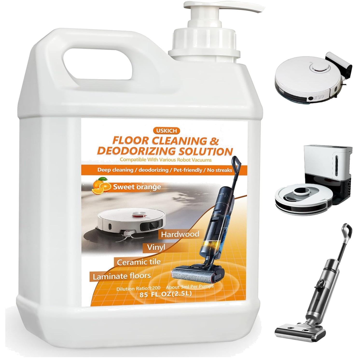 Non-Toxic Floor Cleaner for Multiple Surfaces