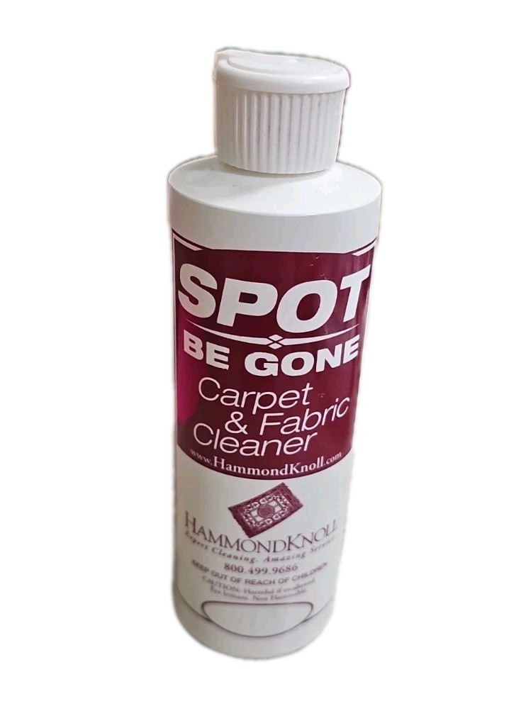 Vintage SPOT BE GONE Carpet & Fabric Cleaner HammondKnoll 9 Oz Bottle