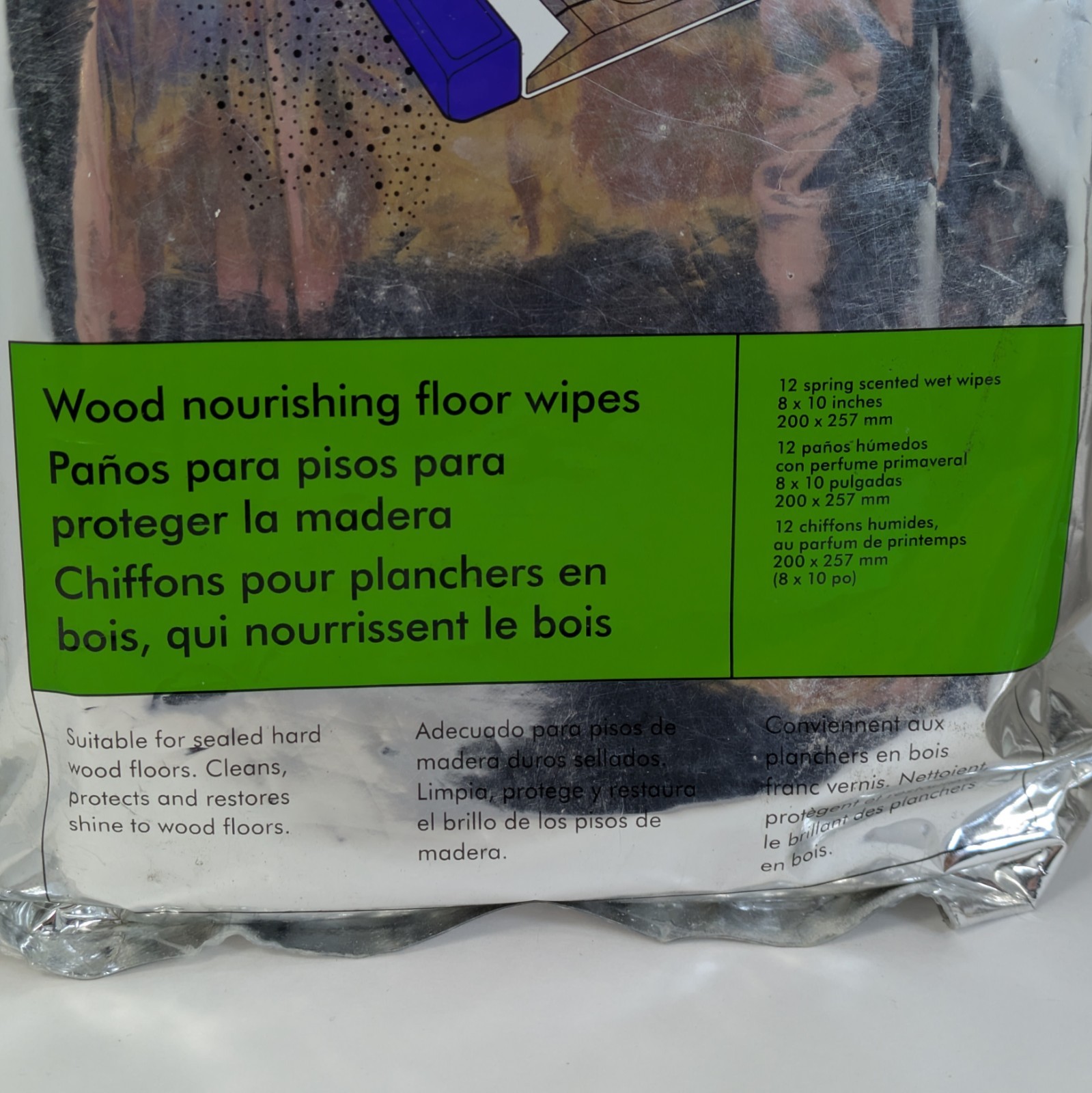 Dyson Wood Nourishing Floor Wipes (2) 12pk Spring Scented for DC56 DC57 Sealed