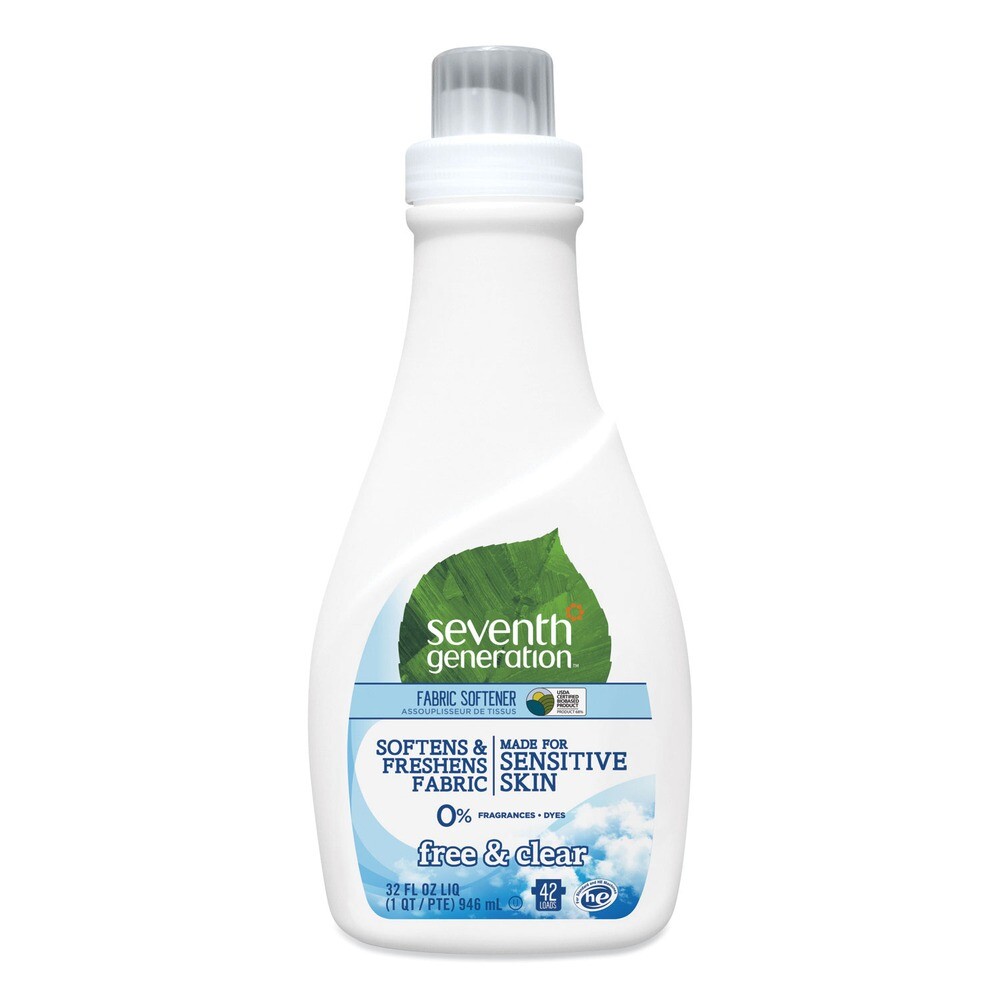 Seventh Generation 22833EA 32 oz. Natural Liquid Fabric Softener – Unscented New