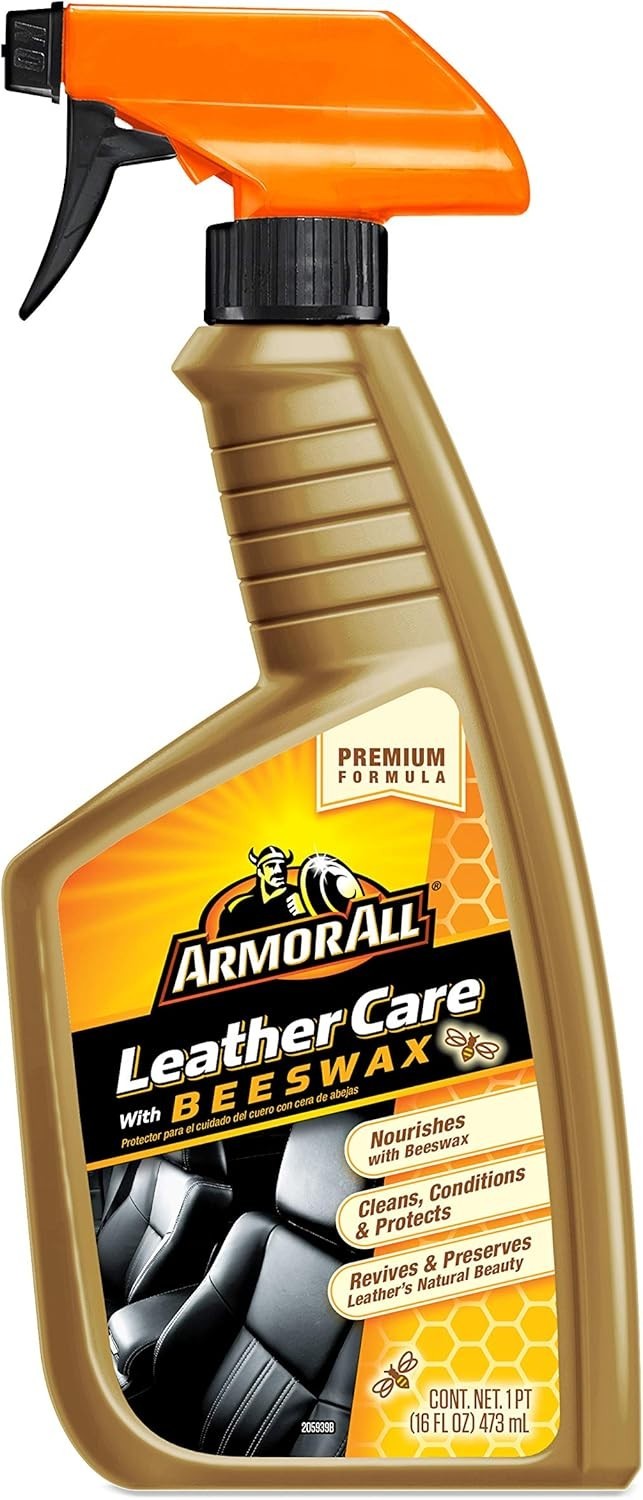 6 BOTTLES ARMOR ALL LEATHER CARE WITH BEESWAX 16OZ SPRAY BTLS EACH NEW ARMORALL