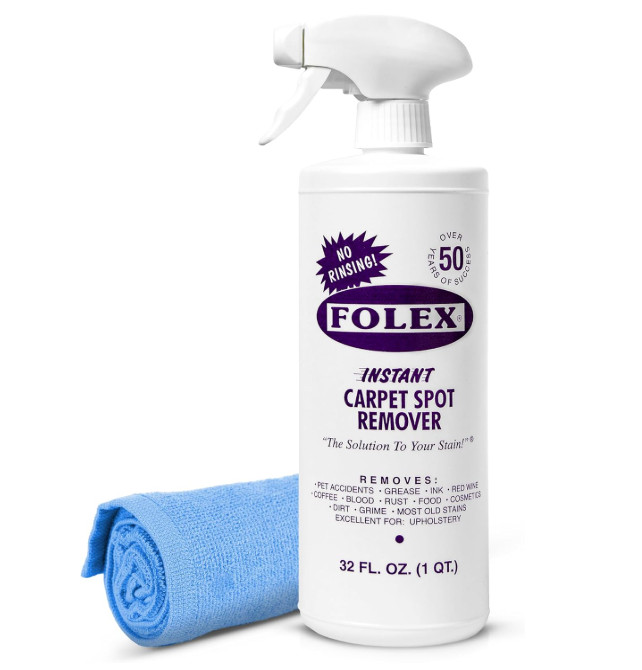 FOLEX Instant Carpet Spot Remover 32oz – Stain Cleaner for Carpet & Upholstery
