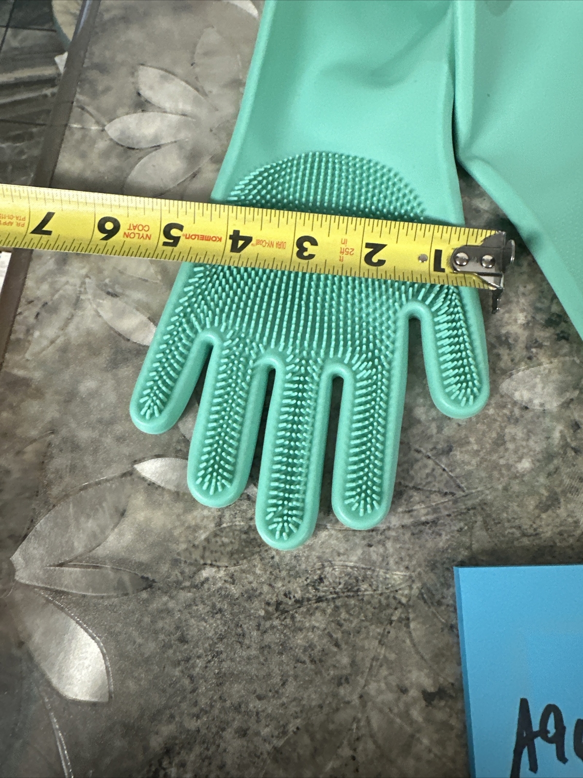 Beekman 1802 Cleaning Dishwashing Scrubber Silicone Gloves Green Sz Small New