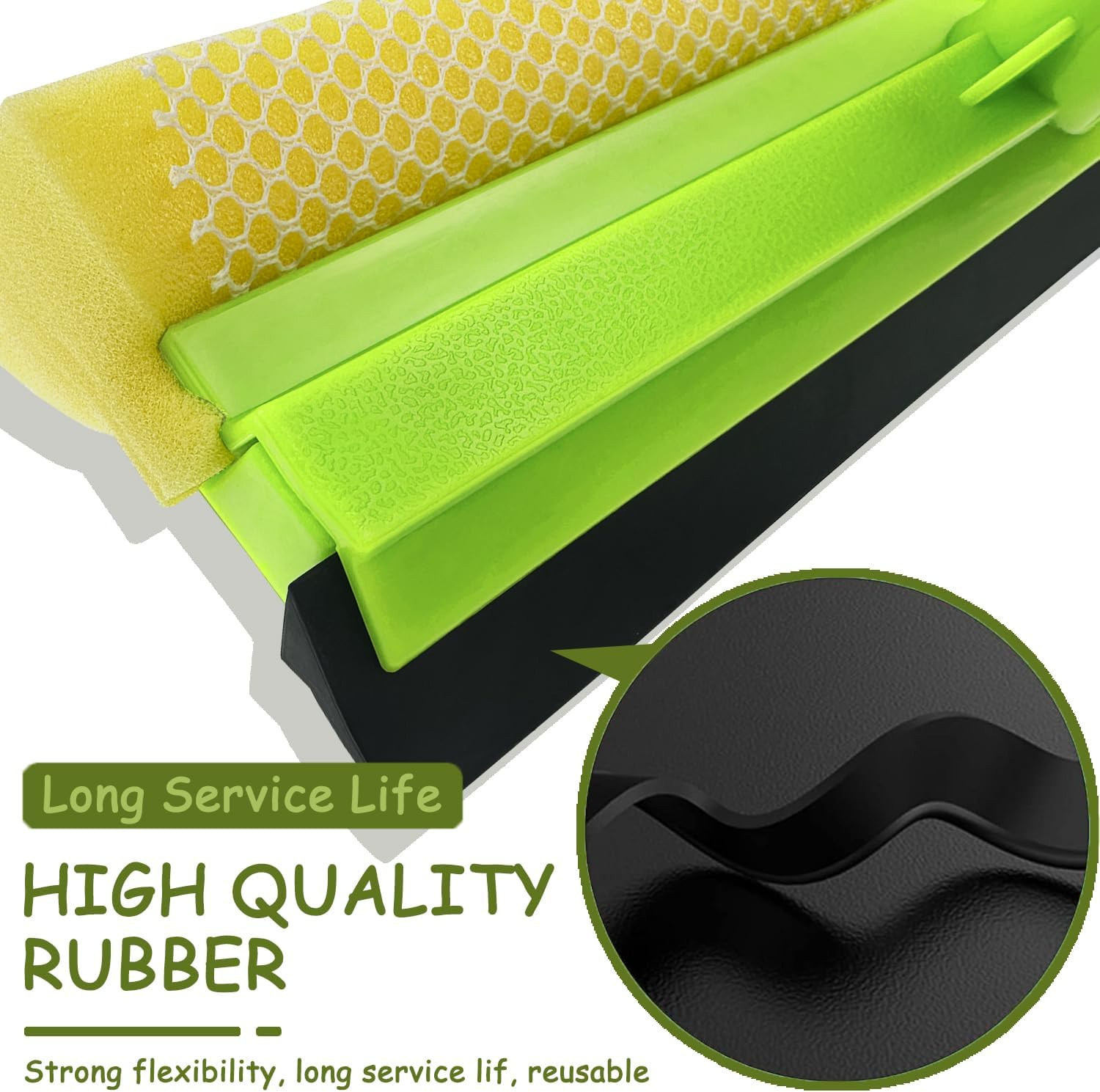 Shower Squeegee Window Squeegee Cleaner for Shower Doors Glass, 2 in 1 Window