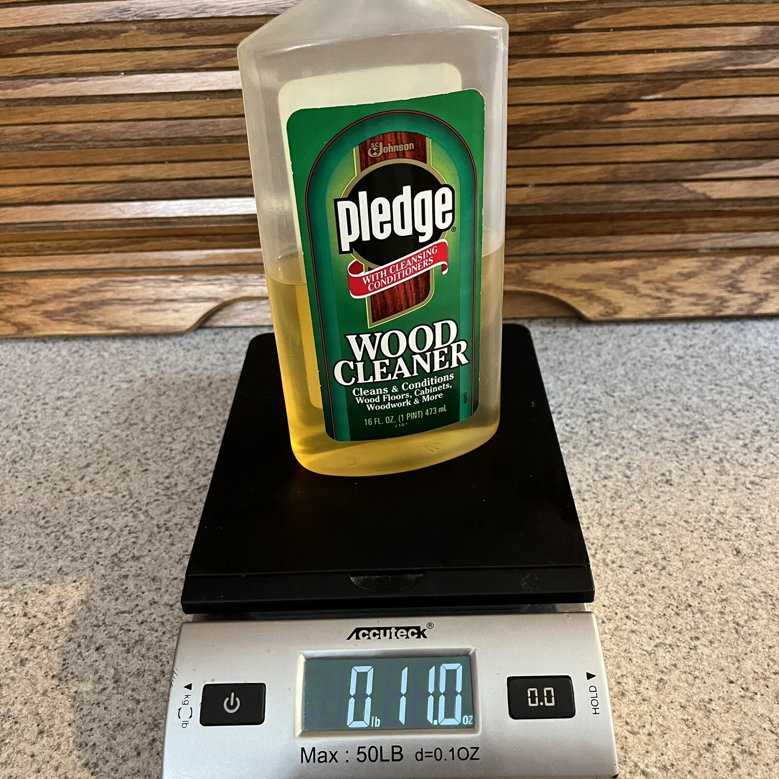 Vintage Pledge Wood Cleaner 1994 16 Oz 50% Full Movie TV Prop
