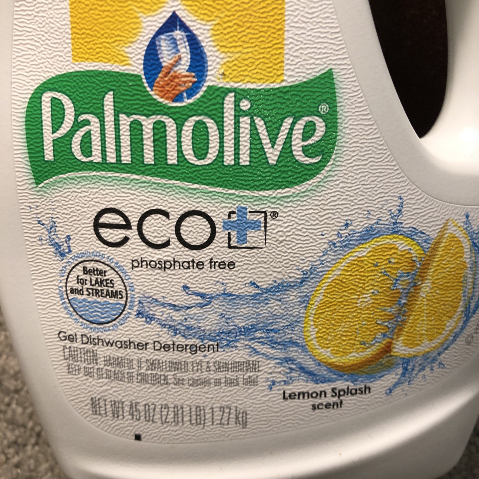 Palmolive ECO Gel Dishwasher Detergent Lemon Splash, 45oz
