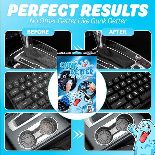 PeerBasics Gunk Getter, Cleaning Gel for Those Hard to Reach Places, Automotive