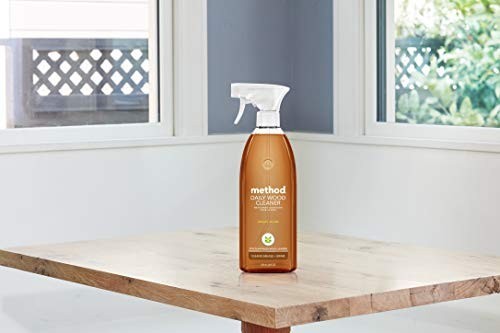 Wood Cleaner Spray for Furniture & Surfaces, Almond Scent, 28 Oz, Pack of 8