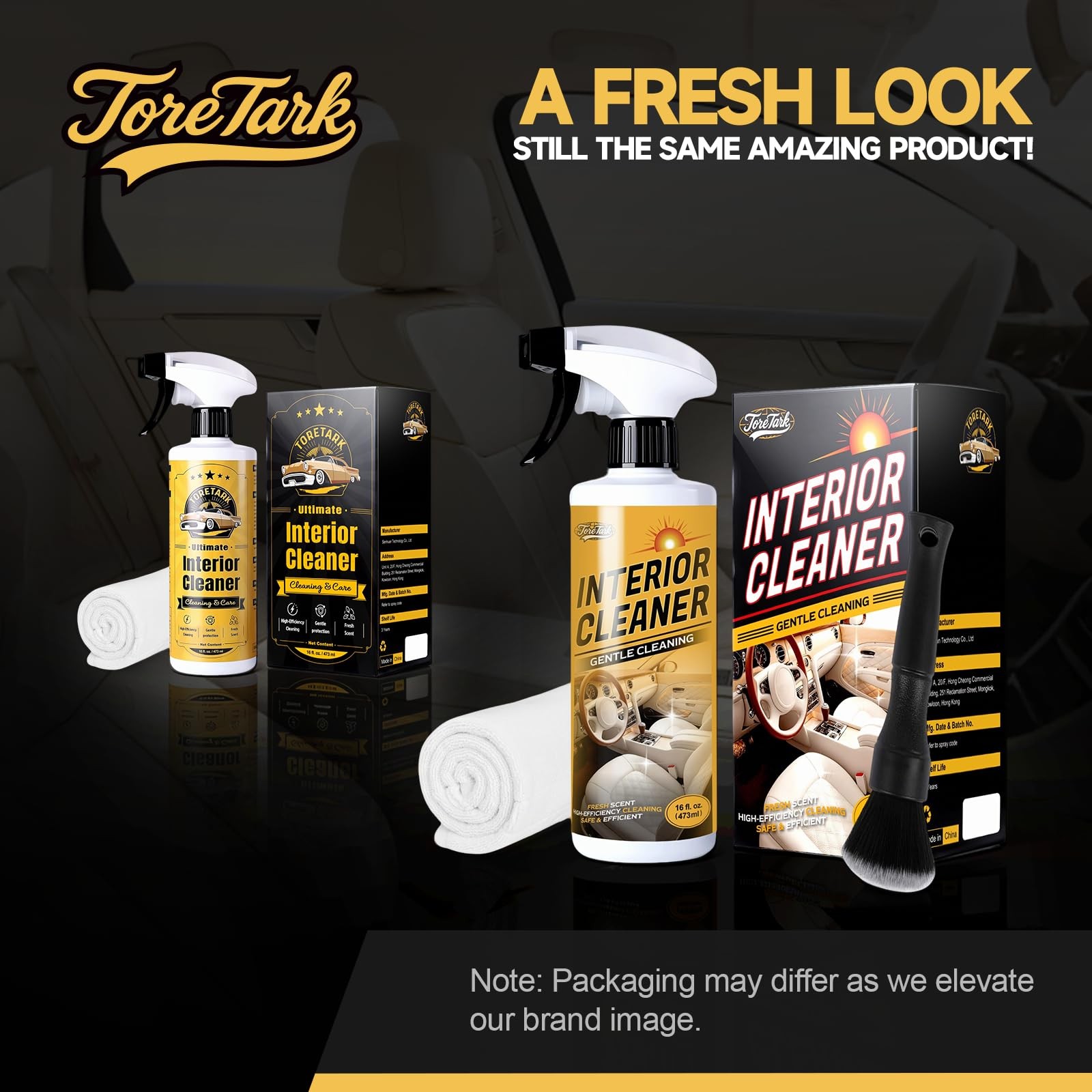 toretark Interior Car Cleaner Kit for Tesla, pH-Neutral Safe for All Surface,…