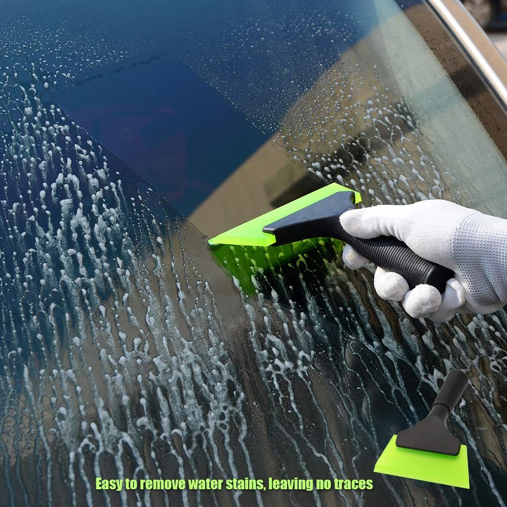 Small Squeegee with 5 Inch Dark Blue & Green Blade Mini Wiper Window Tinting …