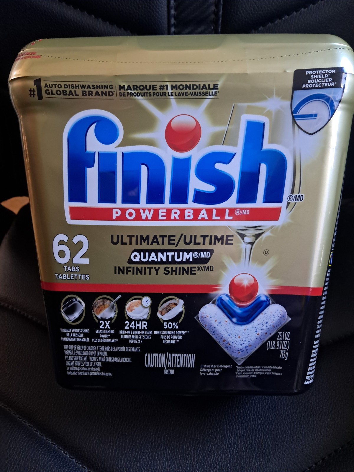 Finish Ultimate Infinity Shine Dishwasher Pods 62 Tabs