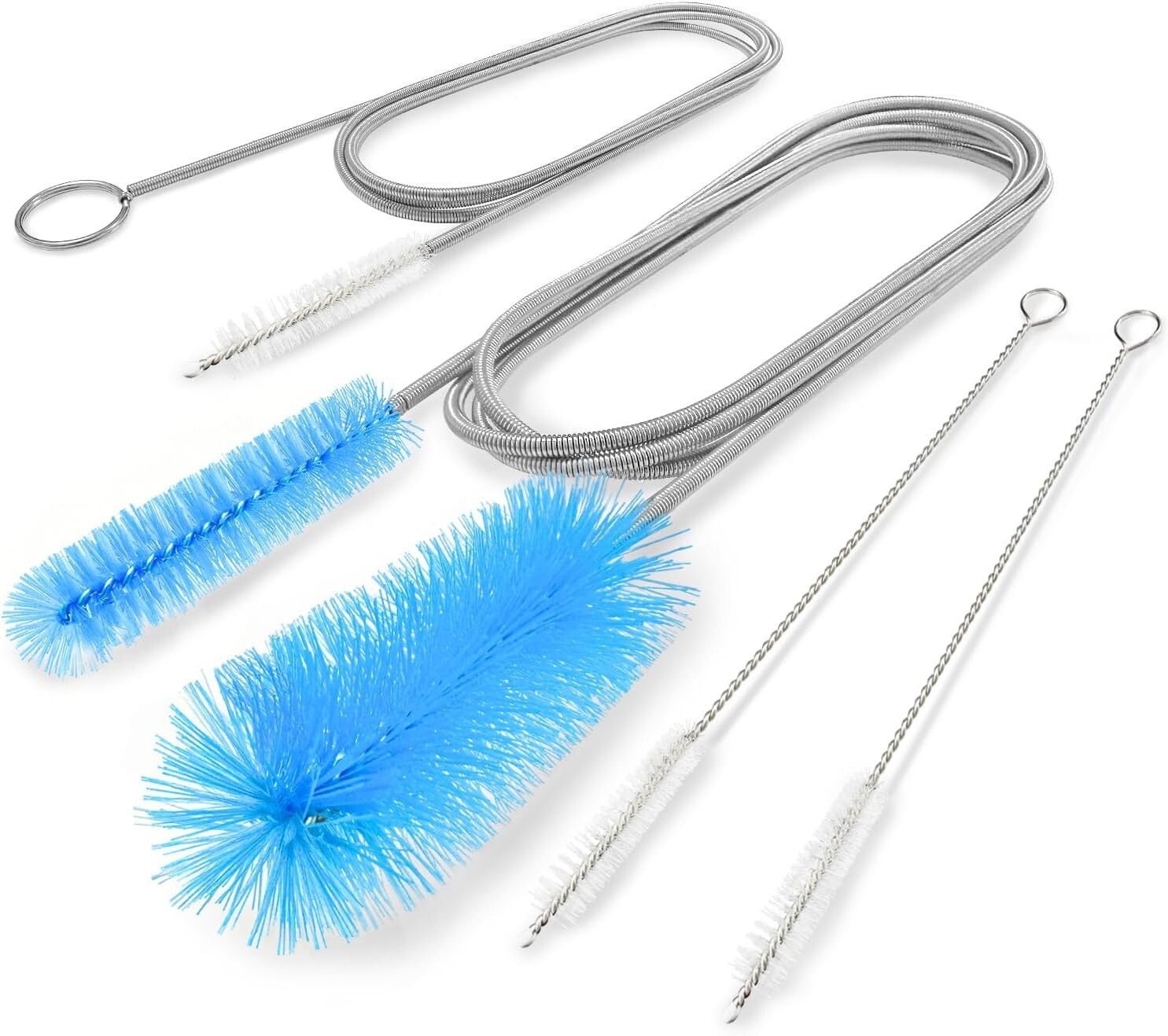 Flexible Drain Brush 66 Inch Long Double Ended Hose Pipe and 58 Inch Tube Clean