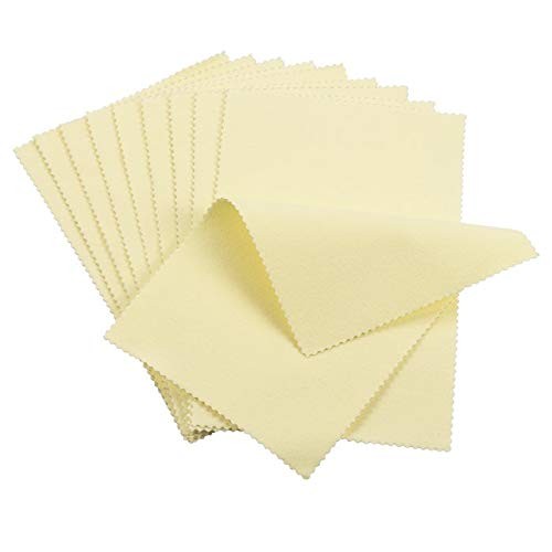 Sunshine Polishing Cloths, Bulk Pack, for Silver, Gold, Brass and Copper Jewelry