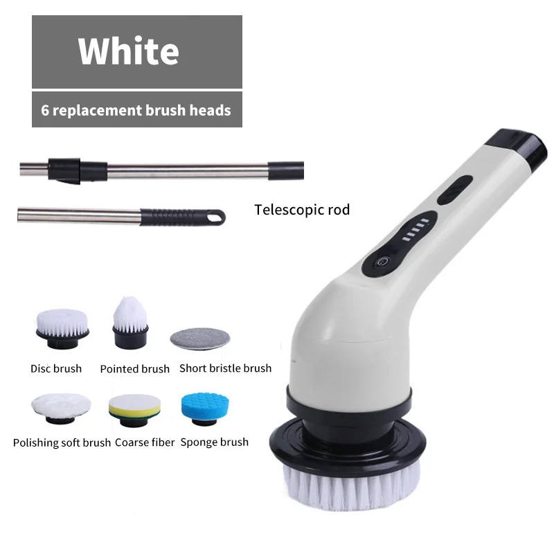 9 in 1 Electric Scrubber For Cleaning With Electric Spin