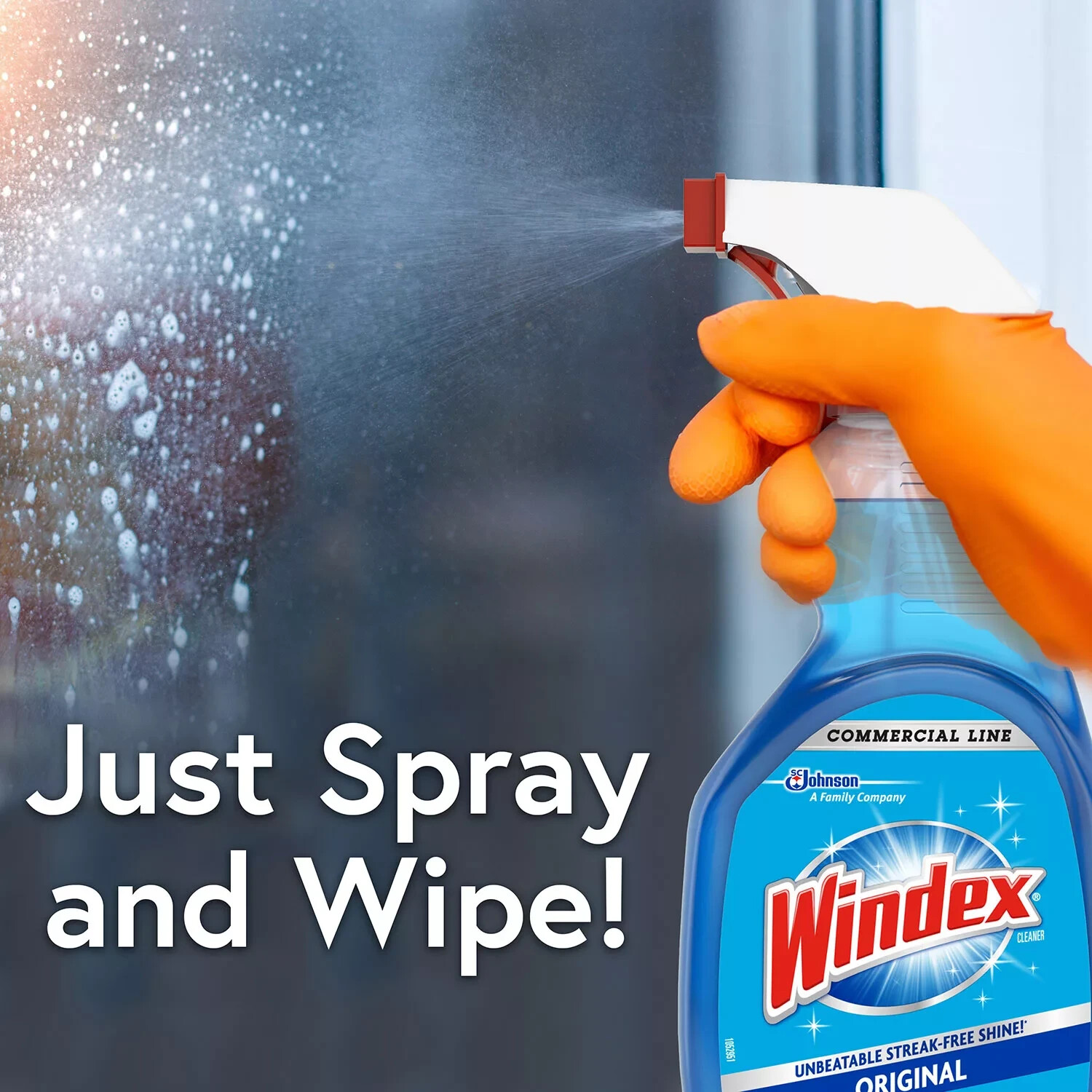 Windex Original Glass Cleaner (128 Fl. Oz. Refill+32 Fl. Oz. Trigger) Free Ship