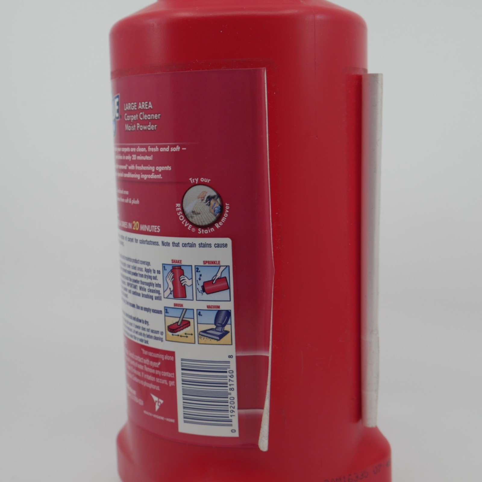 **READ* Resolve Deep Clean Powder Large Area Carpet Cleaner 18 Oz