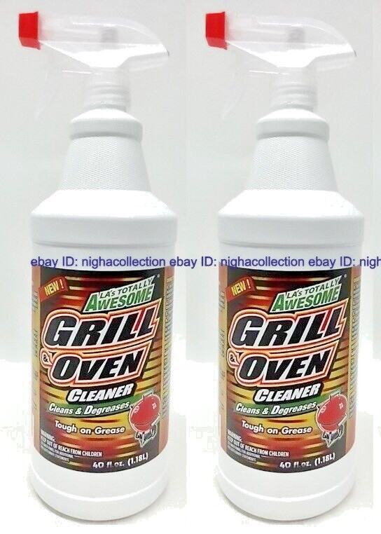 ( Lot 2 ) LA’s Totally Awesome Grill and Oven Spray Cleaner Degreaser New 40ozEa
