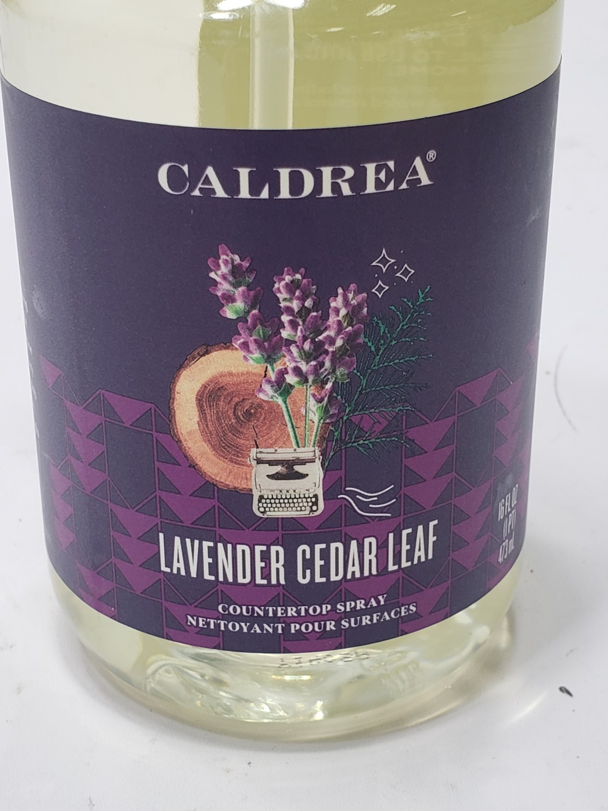 Caldrea Lavender Cedar Leaf Countertop Spray Scent No. 26 16 fl oz/ 473 mL