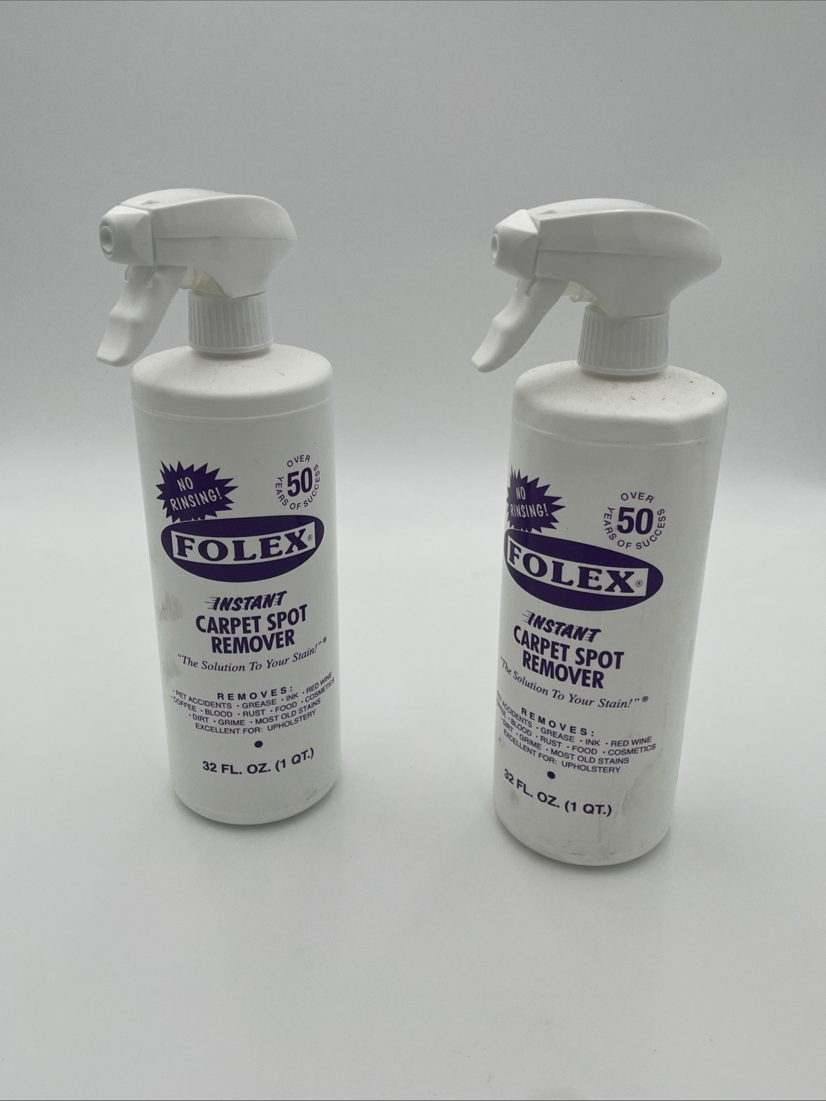 Folex Instant Carpet Spot Remover 32 oz (2 Pack) Brand New