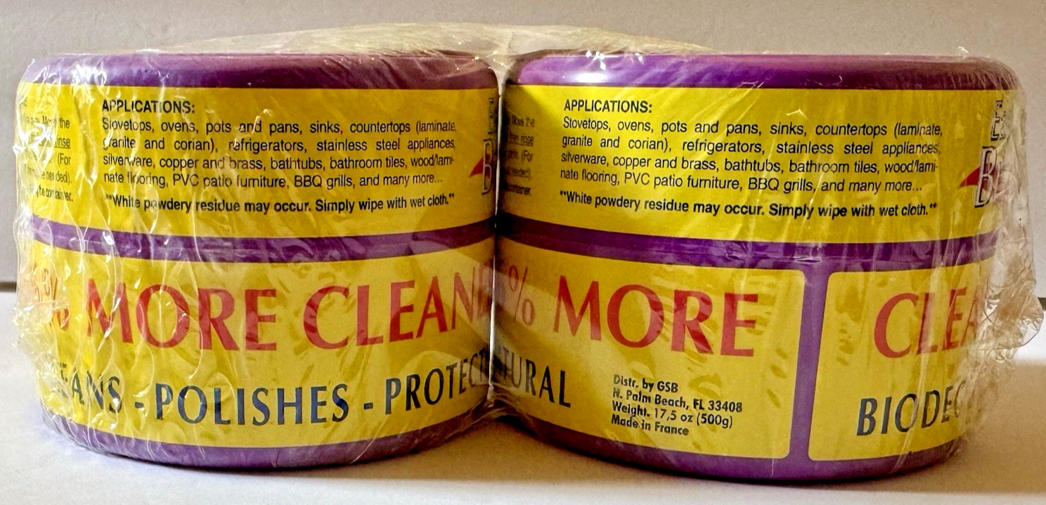 2 Pk Earth Brite All Purpose Original Multi Surface Cleaner Made In France NEW