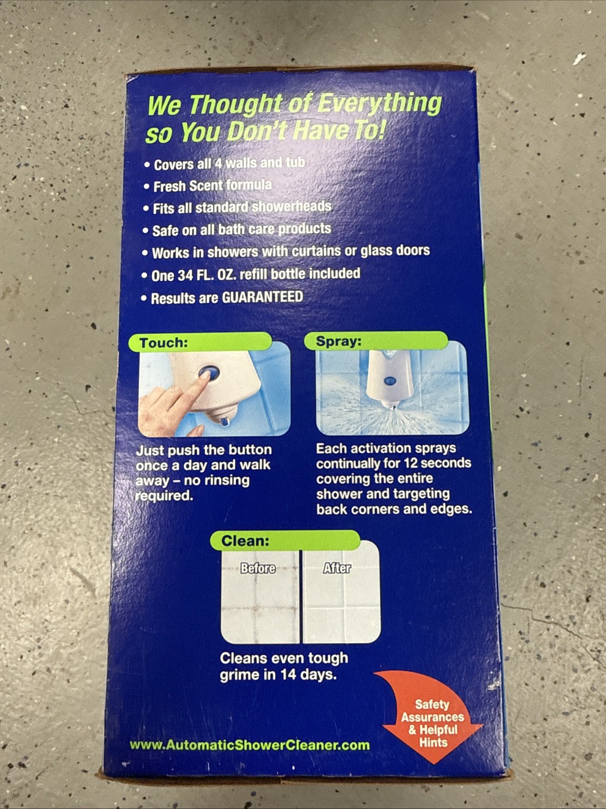 Scrubbing Bubbles Automatic Shower Cleaner Starter Kit 34oz – New