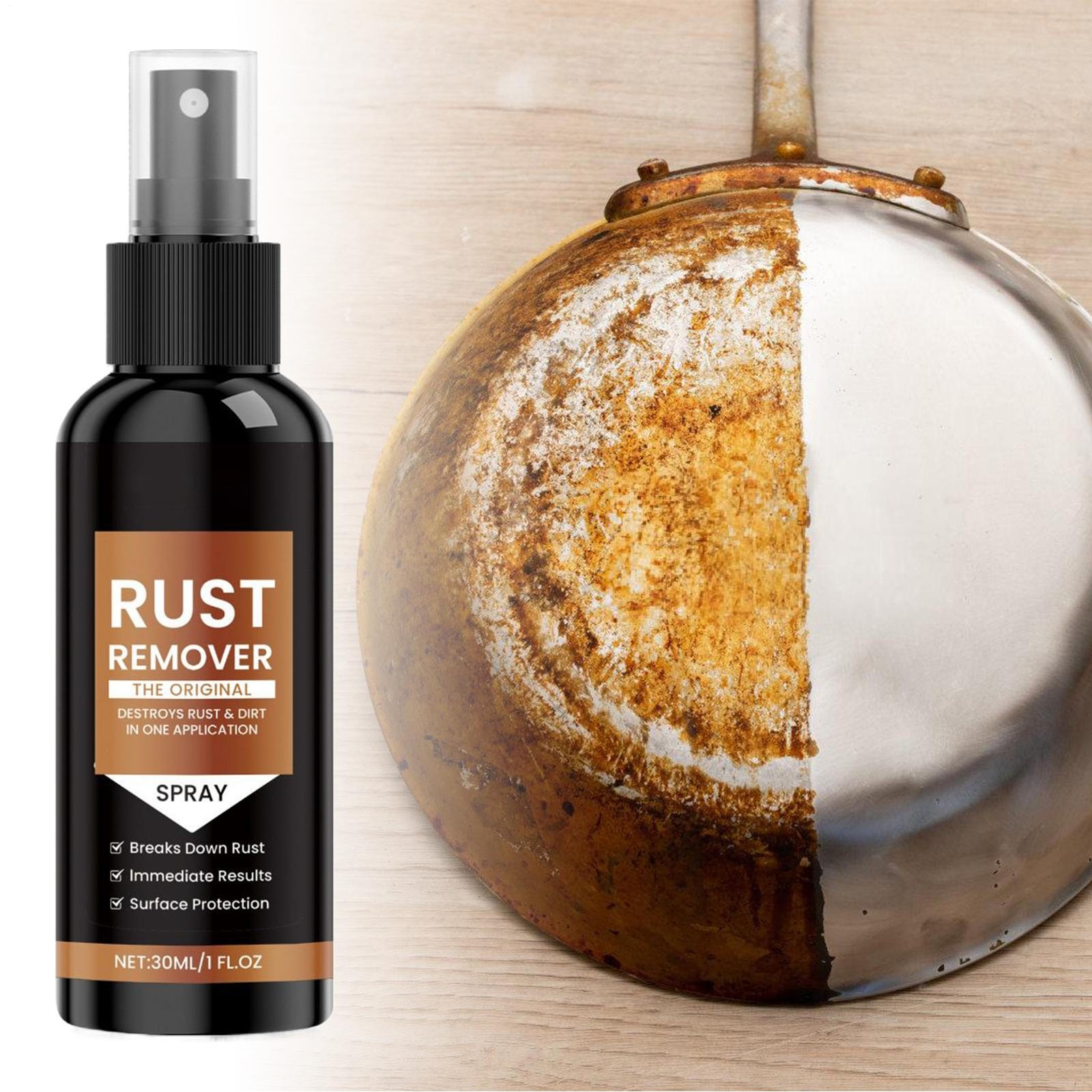 Nexa Rust Remover Spray 2025 Upgrade for Metal Car Scratch Remover Fast Action