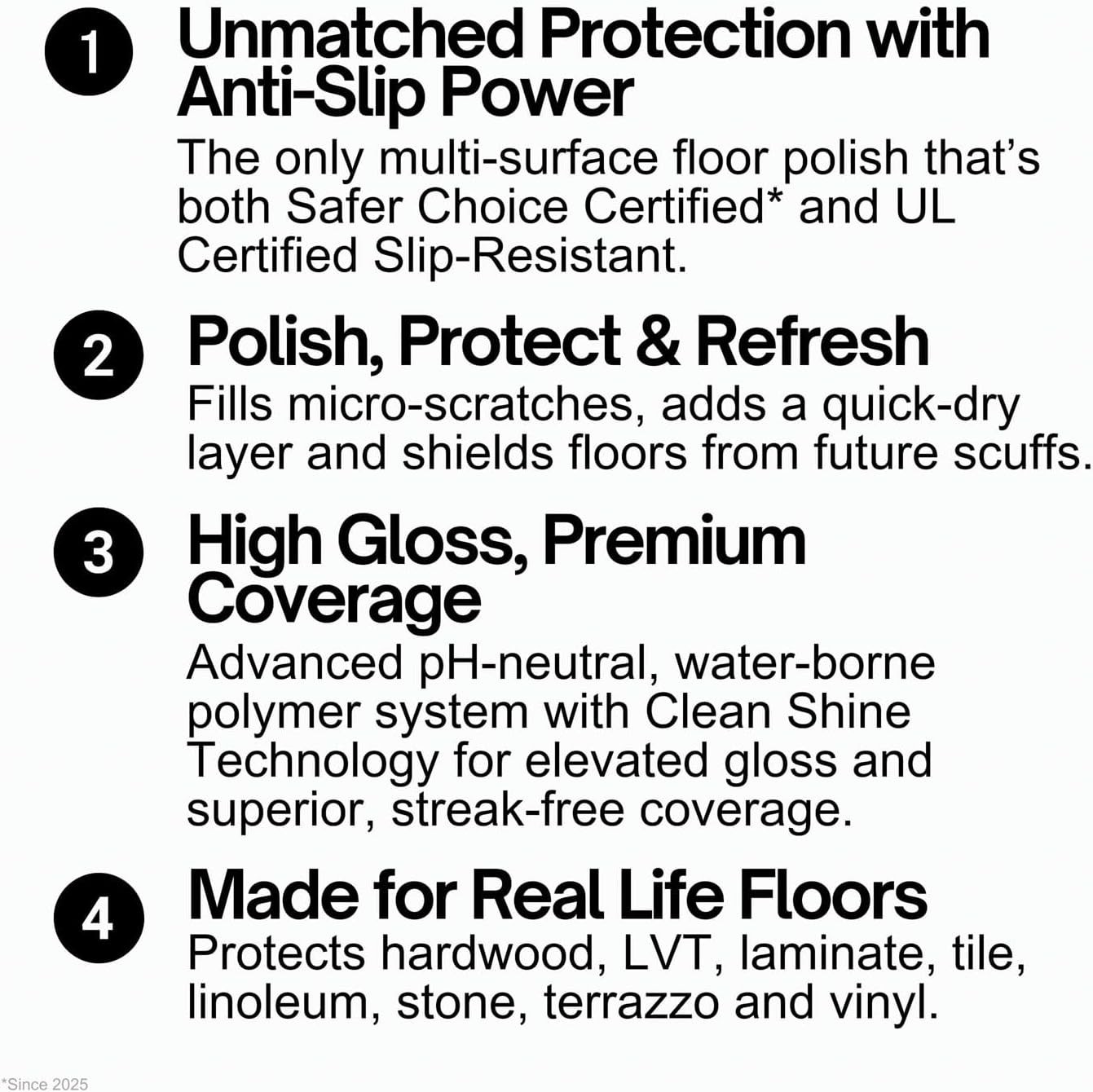 Quick Shine Multi Surface Floor Finish Long Lasting Shine for All Floors
