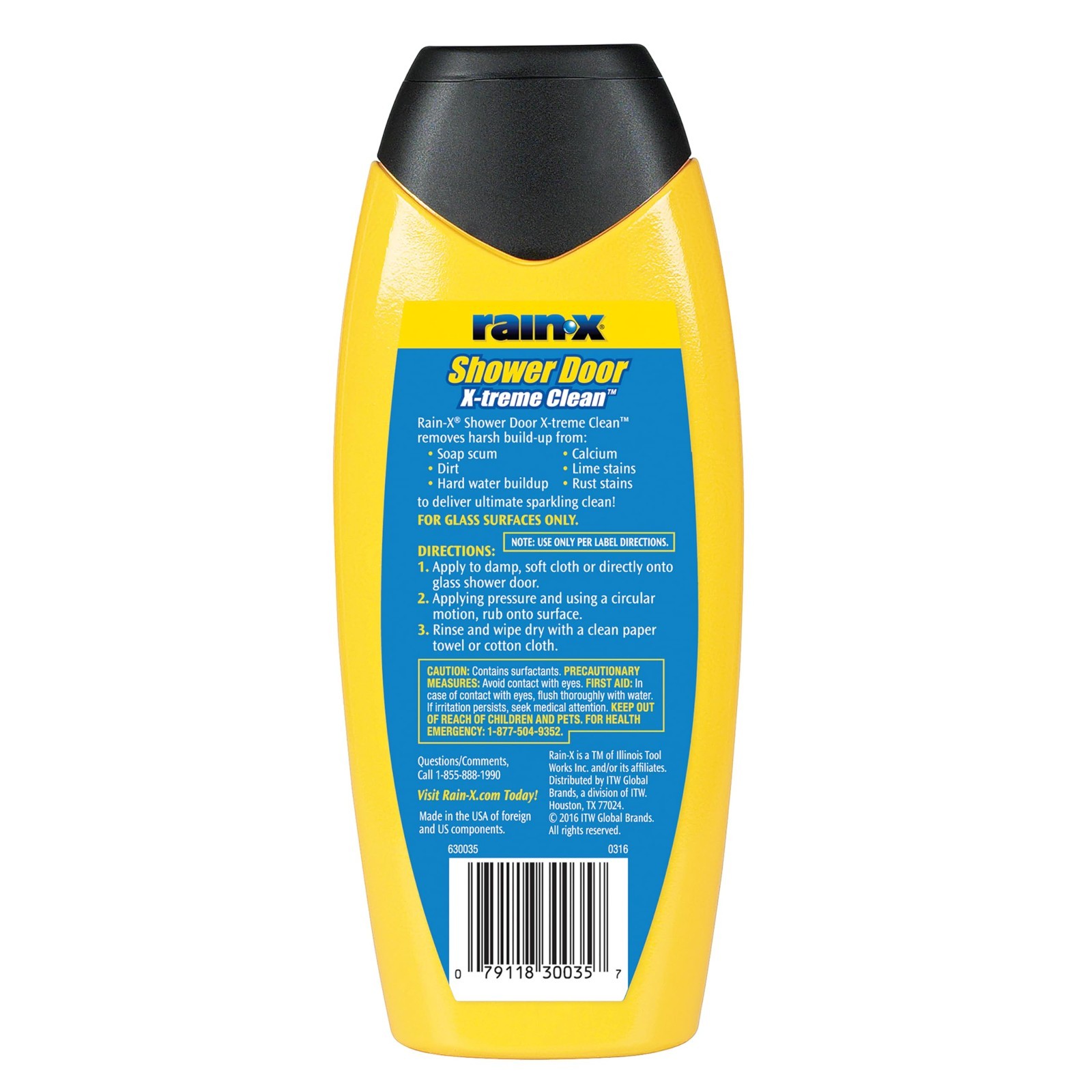 X-Treme Clean Shower Door Cleaner – 12oz, Removes Soap Scum, Hard Water & Stains