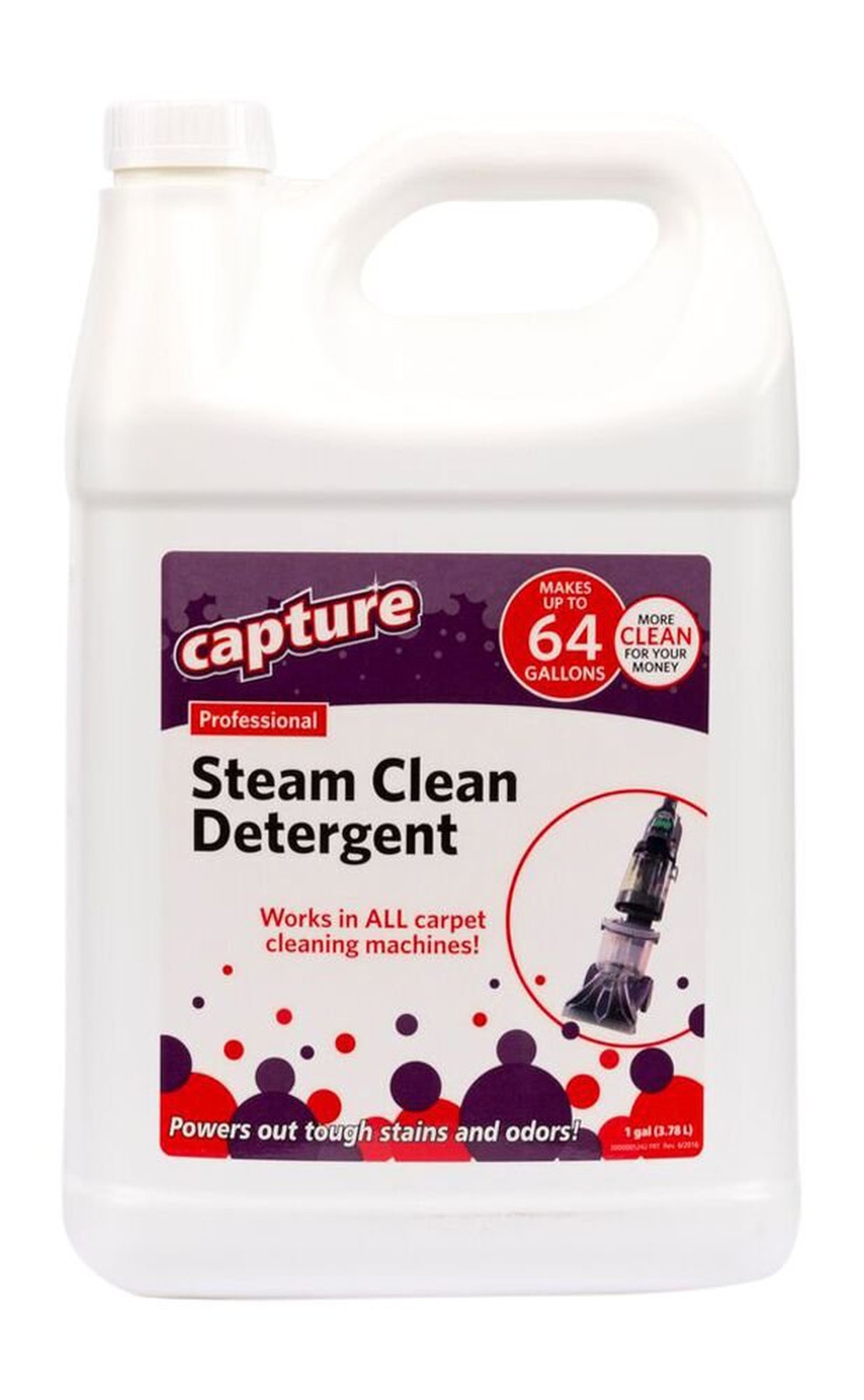 Capture Professional Steam Clean Detergent for All Machines – (1 Gallon)